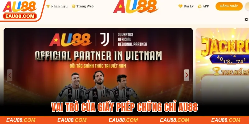 Vai trò của giấy phép, chứng chỉ AU88